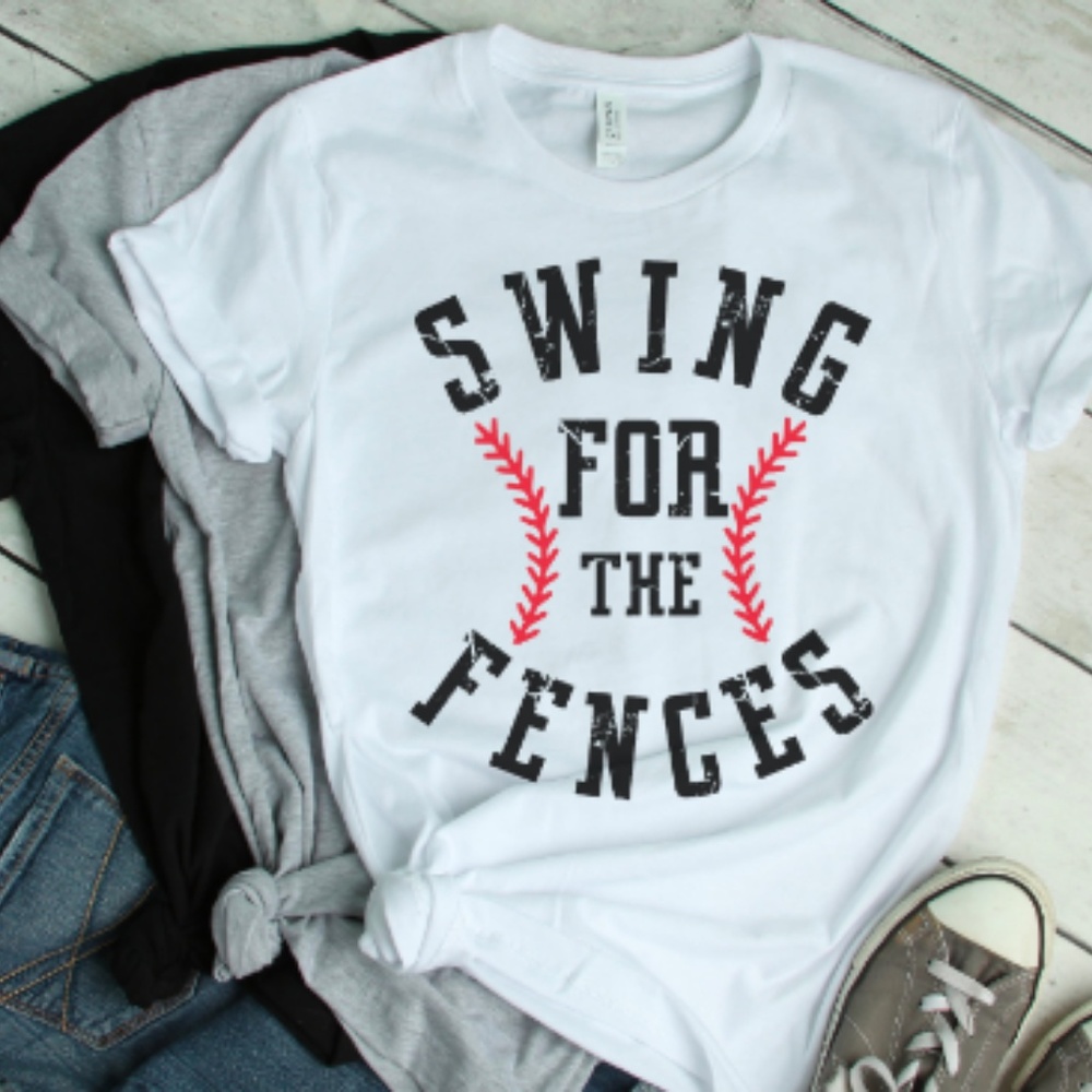 NWT Swing For the Fences Graphic Tee